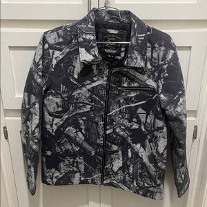 Monochrome Camouflage Jacket